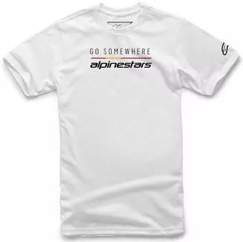 Alpinestars Go Somewhere Футболка, белый
