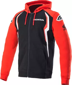 Зип-худи Alpinestars Honda, черный/оранжевый/белый
