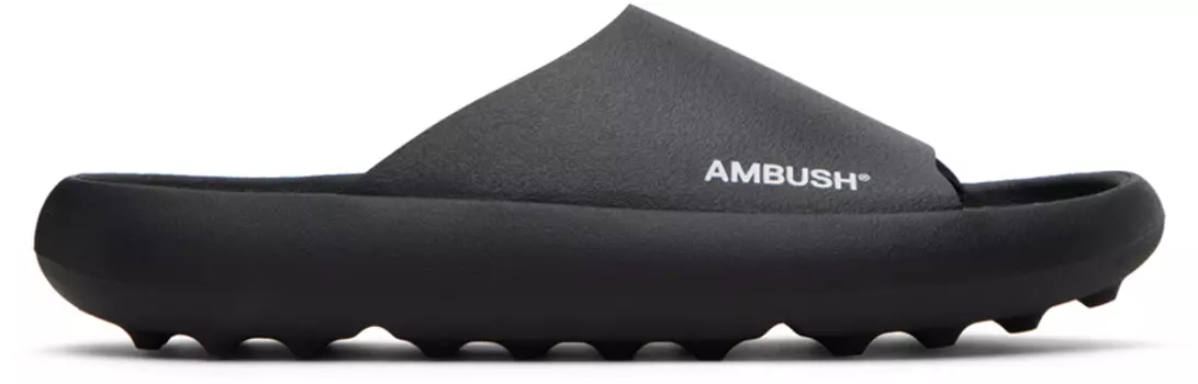 AMBUSH Черные сандалии с принтом
