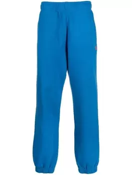AMBUSH logo-print straight-leg track pants, синий