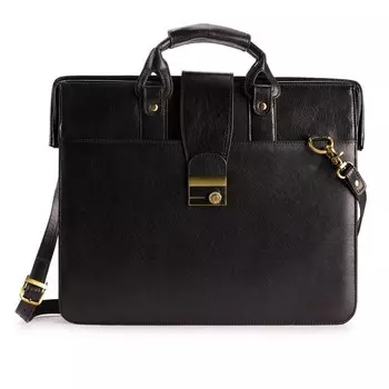 Ameri Кожаная докторская сумка для переноски Ameri Leather, черный