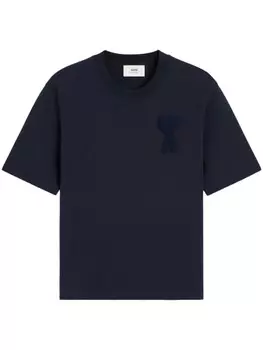 AMI Paris футболка Patch, синий