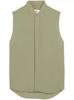 AMI Paris рубашка с монограммой Ami de Coeur, зеленый