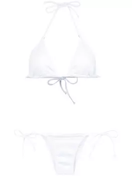 Amir Slama triangle bikini set, белый