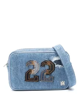 AMIRI 22 Ремонт сумки-мессенджера, синий