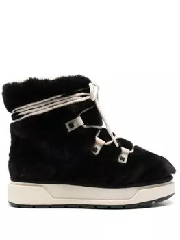 AMIRI ботинки Malibu из шерпы, черный