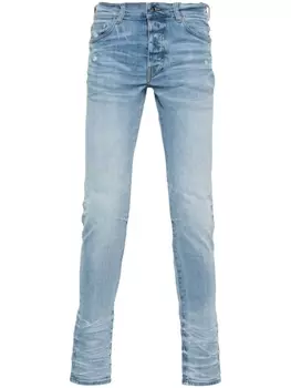 AMIRI джинсы скинни Stack, синий