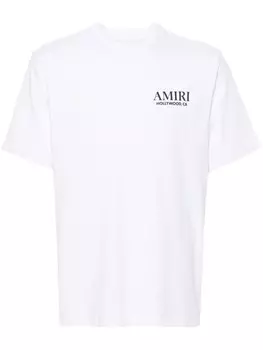 AMIRI футболка Bones Stacked, белый