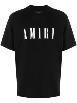 AMIRI футболка с логотипом, черный