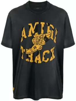 AMIRI футболка Track, серый