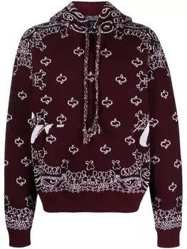 AMIRI худи с узором, красный