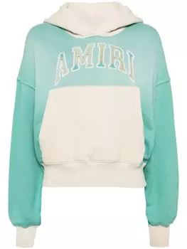 AMIRI худи с вышитым логотипом, синий