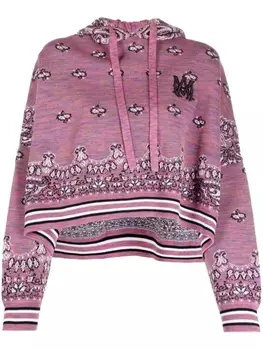 AMIRI худи Space Dye Bandana, фиолетовый