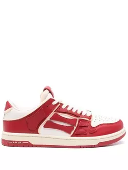 AMIRI кроссовки Collegiate Skel со вставками, красный