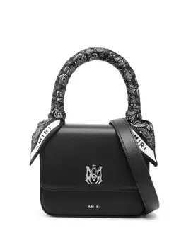 AMIRI мини-сумка с платком, черный