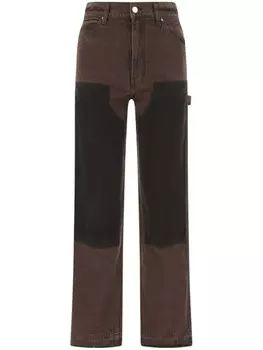 AMIRI прямые джинсы Carpenter, коричневый