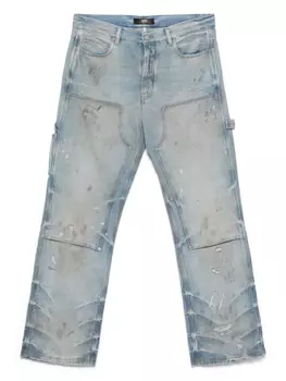 AMIRI прямые джинсы, синий