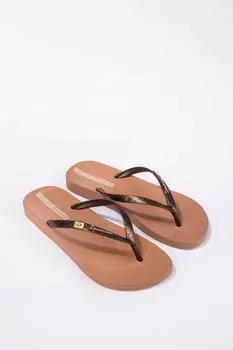 Анатомические шлепанцы Brazil Bronze Tan Debenhams, бронза