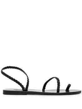 Ancient Greek Sandals плетеные сандалии Eleftheria, черный
