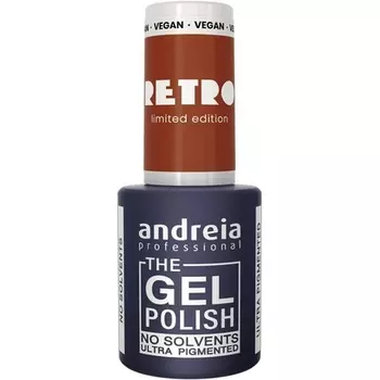 Andreia Professional The Gel Polish Гель-лак без растворителей РЕТРО Ограниченная коллекция Цвет RT3 Timeless Терракотовый Коричневый
