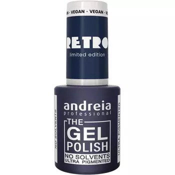 Andreia Professional The Gel Polish Гель-лак без растворителей РЕТРО Ограниченная коллекция Цвет RT2 Изысканный темно-синий