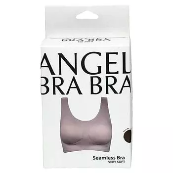Angel Bra Bra Бесшовный бюстгальтер свободного размера, Pink, Pink