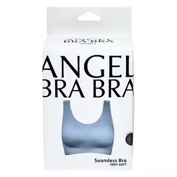 Angel Bra Bra Бесшовный бюстгальтер свободного размера светло-Blue, Blue