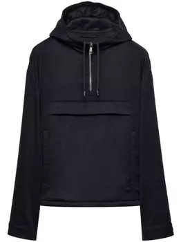 Анорак из кашемира Prada, синий