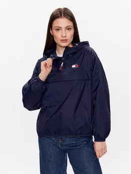 Анорак regular fit Tommy Jeans, синий