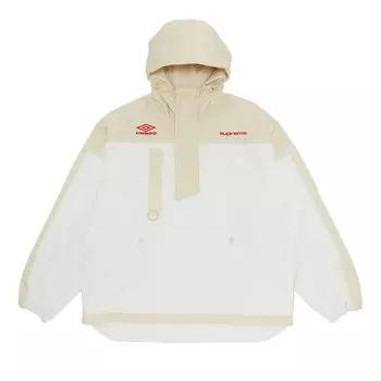 Анорак с капюшоном Supreme x Umbro Белый