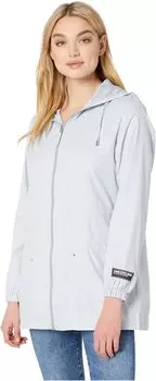 Анорак Sam Edelman Ripstop Hooded Anorak, серый