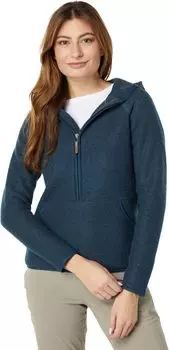 Анорак Smartwool Hudson Trail Fleece Anorak, цвет Twilight Blue