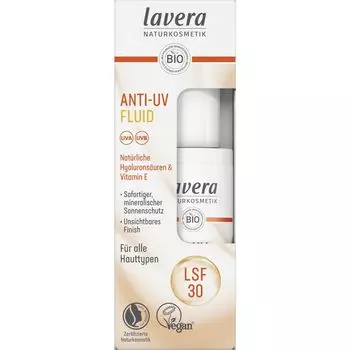 Анти-УФ-флюид SPF 30 lavera, 30 ml