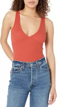 Анжелика Боди Madewell, цвет Ground Madder