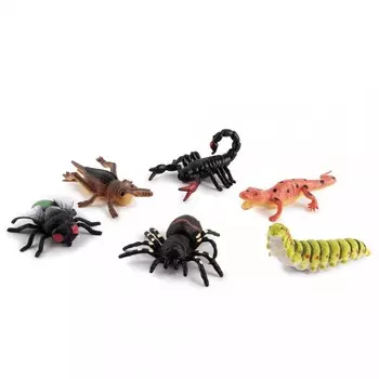 Apli Kids, набор сенсорных игрушек, насекомые, 6 шт.