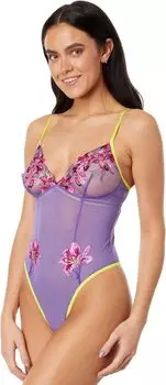 Аппликация Тедди Hanky Panky, цвет Purple/Electric Yellow