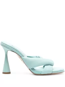 Aquazzura мюли Amore 95, синий