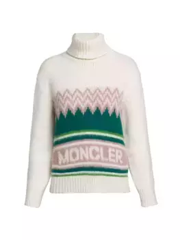 Archivio DNA Шерстяная водолазка Moncler, белый