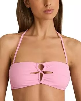 Ари Бандо Бюстгальтер для бикини REISS, розовый