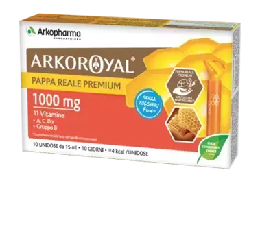 Arkopharma Arkoroyal Премиум Маточное молочко 1000 мг + витамины 10 флаконов Энергетический метаболизм