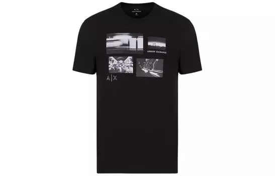ARMANI EXCHANGE Мужская футболка, цвет Black