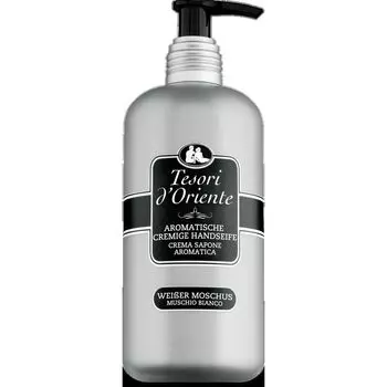 Ароматное сливочное мыло для рук Белый Мускус Tesori d'Oriente, 300 ml