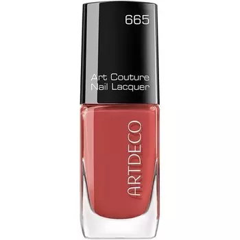 Art Couture Nail Lacquer Прочный быстросохнущий красный лак для ногтей 10 мл 665 Кирпично-красный, Artdeco