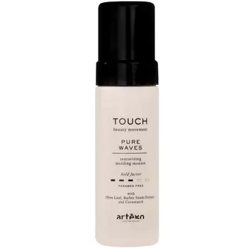Artego TOUCH Pure Waves Mousse мусс для укладки волос/волны и кудри 150мл придает объем и блеск, не утяжеляет