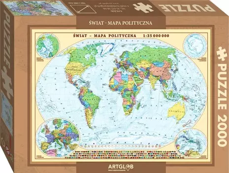 ArtGlob, пазл, Политический мир, 2000 шт.