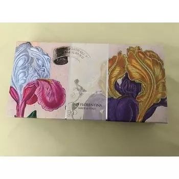 Artigianale Fiorentina Iris Флорентийское мыло ручной работы с ароматом Италии, 3 x 5,3 унции — упаковка из 3 шт. Florentina Iris