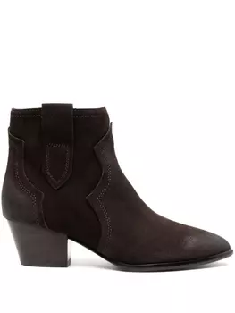 Ash Houston 55mm suede boots, коричневый