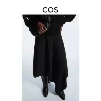 Асимметричная юбка Cos, черный
