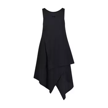 Асимметричное платье Y-3, черный