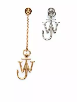 Асимметричные серьги JW Anderson, золотой
